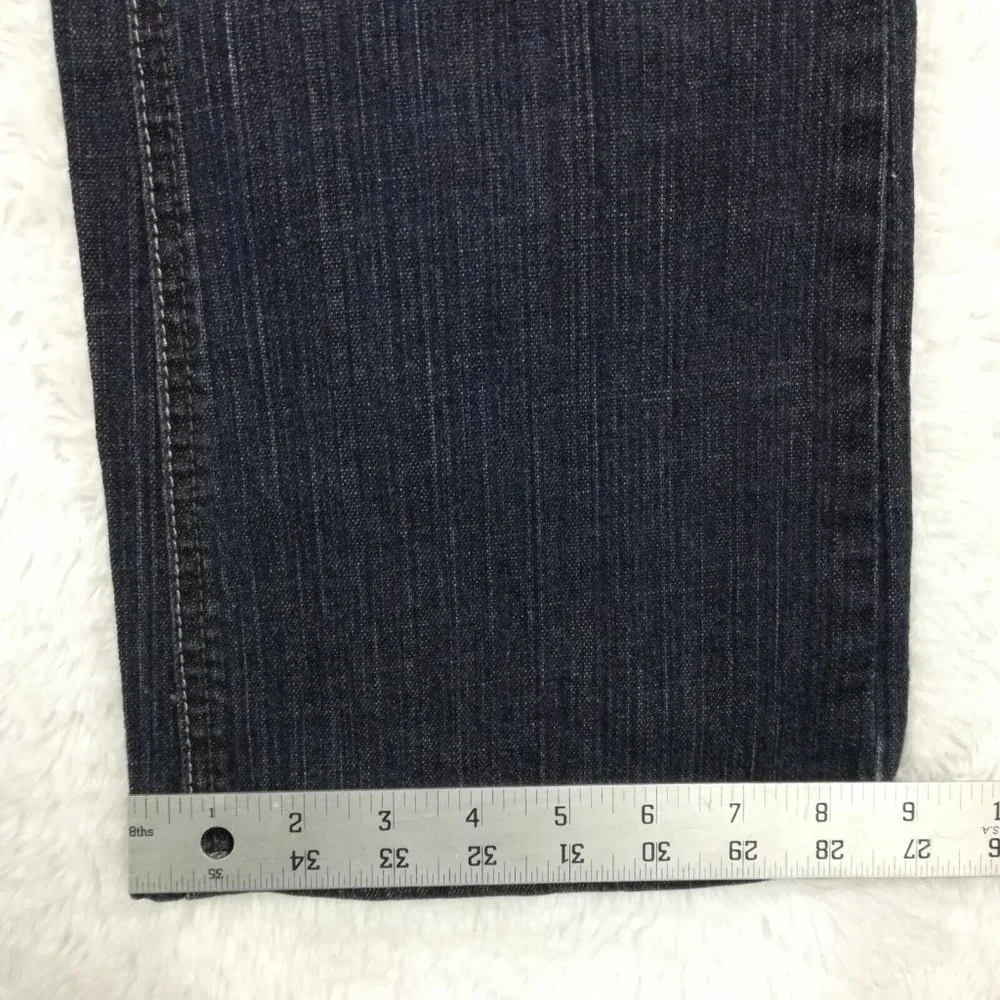 Tommy Hilfiger Women Jeans Bootcut‎ Blue Denim Dark Wash Low Rise 6